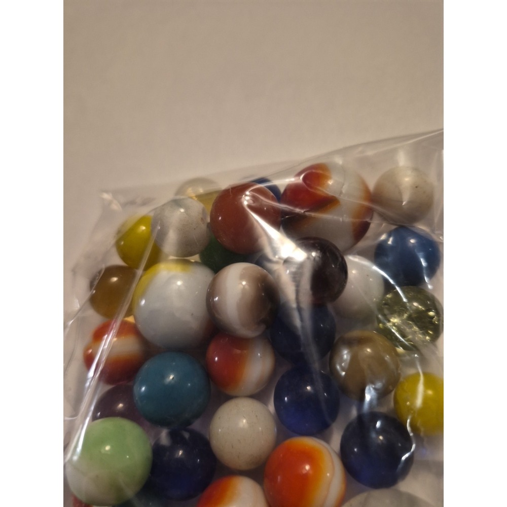 Unbranded Vintage Marble Lot #2. 6.7 Ounces Mixed Colors Mixed Lot - Picture 7 of 8